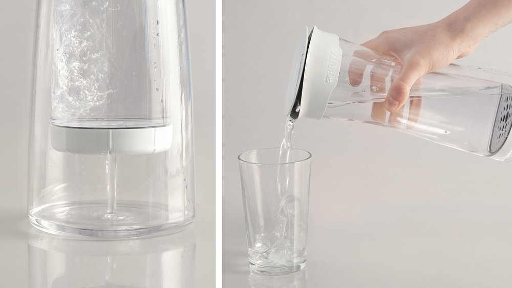 Bình Lọc Nước BRITA Fill & Serve Mind White & Graphite - 1.3L (Kèm Microdisc) Bình Lọc Nước BRITA Fill & Serve Mind White & Graphite - 1.3L (Kèm Microdisc)