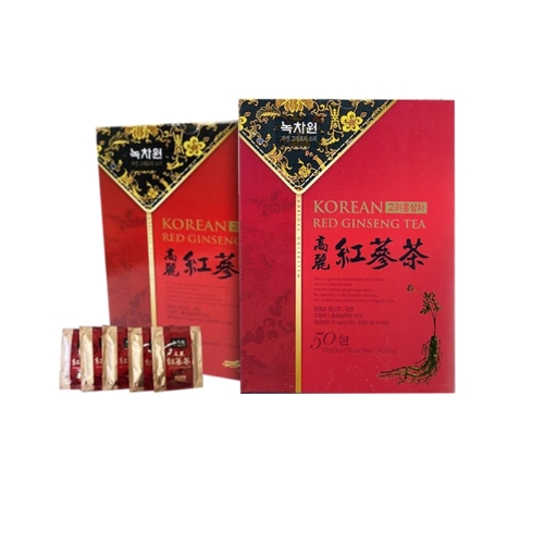 NOKCHAWON-Combo 2 hộp Trà hồng sâm Hàn Quốc 50gói/hộp