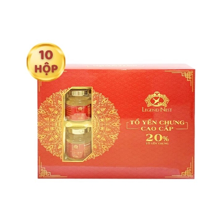 [CL]LEGEND NEST - Bộ 10 hộp nước yến đường phèn(20%)