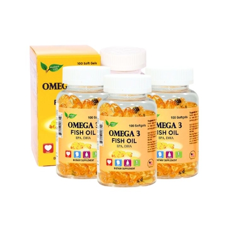 [60P R s]Nature Gift- Combo 4 hộp TPBVSK Omega 369(100 viên/ hộp) 