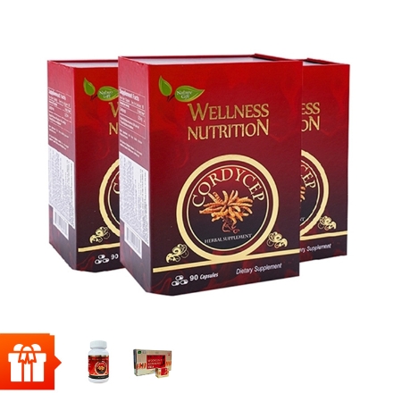 [60P Vàng RS l3]-NATURE GIFT - Bộ 3 Hộp TPBVSK Wellness Nutrition (90 viên/ hộp) + 1 Hộp TPBVSK Wellness Nutrition (90 viên/ hộp)  +1 hộp trà sâm