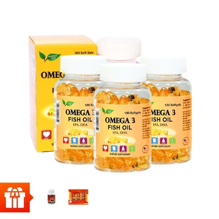 [SDeal 60p Edit] Combo 4 hộp TPBVSK Omega 369(100 viên/ hộp )+ 1 Well 90v + 1 hộp Yến cung đình