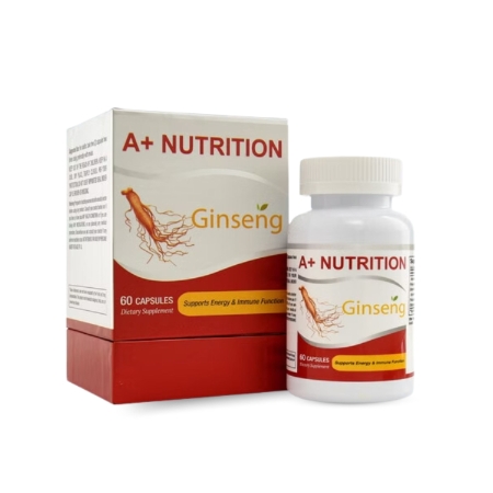 [Tiktok] TPBVSK A+ Nutrition Ginseng (60v/hộp) (Hàng khuyến mãi không thu tiền)