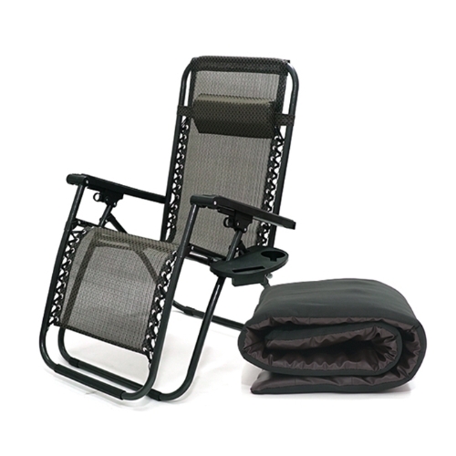 [30.4]Ghế xếp thư giãn Kachi MK116+  Nệm massage toàn thân Bella plus MK292