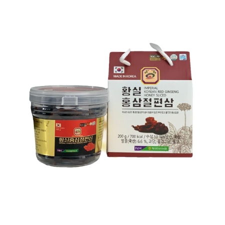 [ZP.CR]Combo 2 Hộp Hồng Sâm Lát Tẩm Mật Ong (200g/ hộp) Imperial Korean Red Ginseng honey sliced