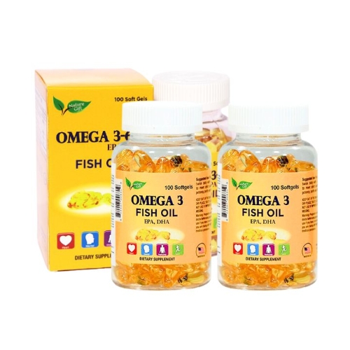 [Đại tiệc - 60P] NATURE GIFT - Combo 3 hộp TPBVSK Omega 369 (100 viên/hộp)