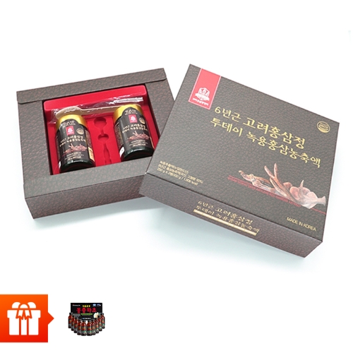 [58P + Crazy T5] Combo 2 hũ TPBS chiết xuất hồng sâm 6 năm tuổi nhung hươu (250g/ hũ ) + 10 chai nước uống đông trùng hạ thảo 100ml