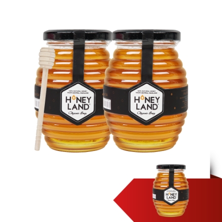 [giảm giá] HONEY LAND - Combo 2 hủ mật ong hoa xuyến chi + 1 hủ mật ong hoa xuyến chi