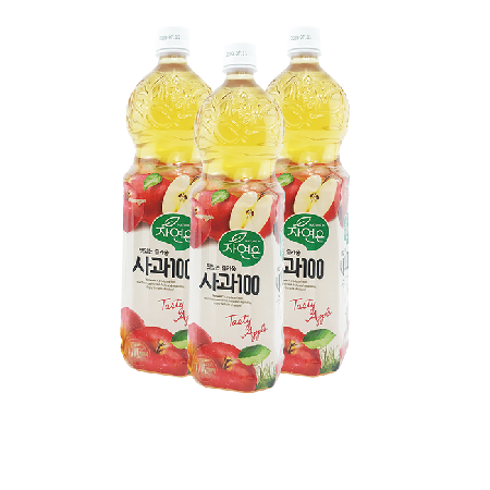 [EC] WOONGJIN APPLE JUICE- Combo 3 chai nước táo Hàn Quốc 1.5L/chai 