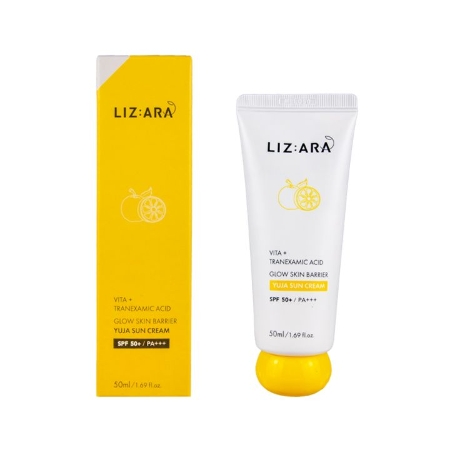 [TIKTOK] LIZARA GLOW SKIN BARRIER  YUJA SUN CREAM - Kem Chống Nắng (SPF 50+/PA+++) (50ml)