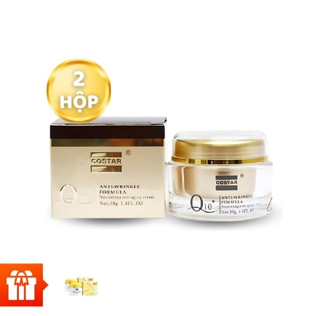 COSTAR - Combo 2 hộp kem dưỡng da Costar Anti-wrinkle Q10 (50g/1 hộp)+2 hộp kem dưỡng da nhau thai cừu Costar Sheep Placenta cream (100g/hộp)