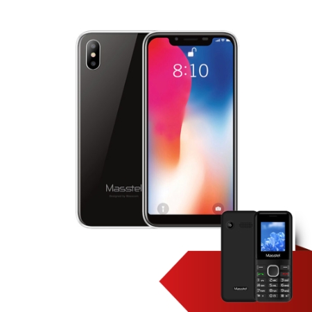 MASSTEL - Điện thoại di động MASSTEL X6 + Điện thoại di động Masstel IZI 100