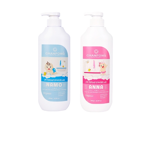 [EC]-CHANFONG- Combo 2 chai tắm gội Baby– Namo/Anna 500ml/chai 