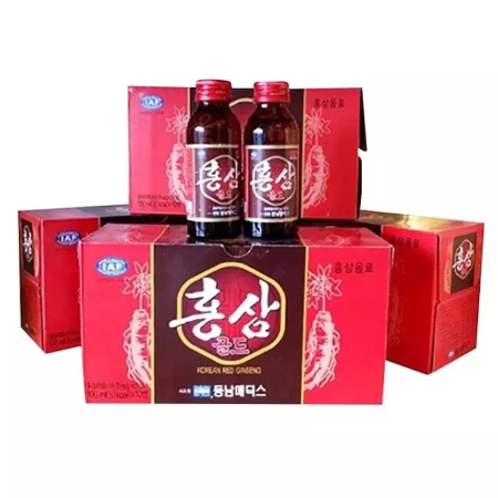 [PGM]_Combo 50 chai  nước uống hồng  sâm Hàn Quốc  (100ml/chai) + 1 Hộp Tổ Yến  Chưng Đường  Phèn SCNEST  15%