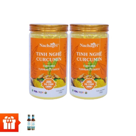 [Dropship] BOMETA - 2 hũ Tinh Nghệ Curcumin Nachagri (500gr/hũ) + 2 chai Mật Ong Hoa Thiên Nhiên (380gr/chai)
