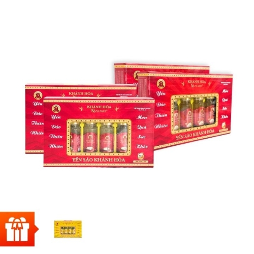 [NOR ZP] NUVINEST - Combo 2 hộp Yến chưng Đông trùng hạ thảo 35% (150 ml/hũ, 6 hũ/hộp) + 2 hộp Yến chưng Sâm Ngọc Linh 35% (150 ml/hũ, 6 hũ/hộp) + 1 hộp Yến chưng Đường phèn (150 ml/hũ, 6 hũ/hộp)