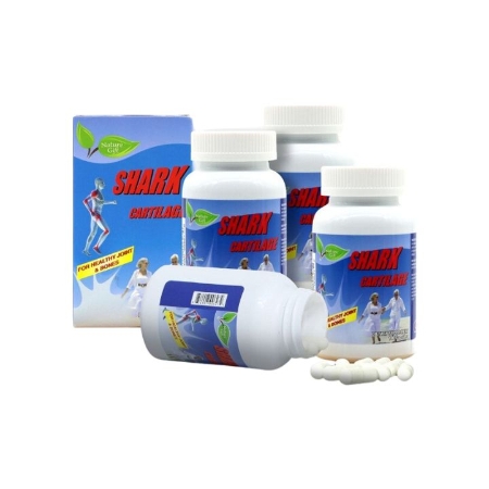 [BFD25] NATURE GIFT - Combo 4 hộp TPBVSK Sụn Cá Mập Shark Cartilage (100 viên/hộp)