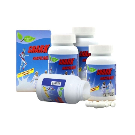 [CR24 RS] NATURE GIFT - Combo 4 hộp TPBVSK sụn cá mập Shark Cartilage (100 viên/ hộp)