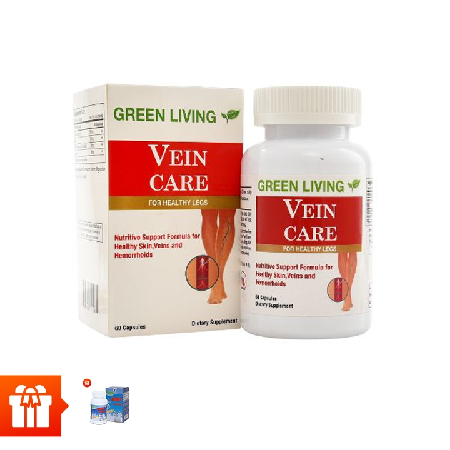 [RS] Nature gift- Combo 3 hộp TPBVSK Green Living Vein Care(Suy giãn tĩnh mạch) (60 viên/hộp) + 1 hộp  Shark Cartilage (30 viên/hộp)