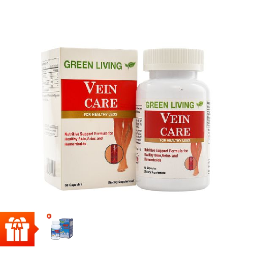 [RS] Nature gift- Combo 3 hộp TPBVSK Green Living Vein Care(Suy giãn tĩnh mạch) (60 viên/hộp) + 1 hộp  Shark Cartilage (30 viên/hộp)