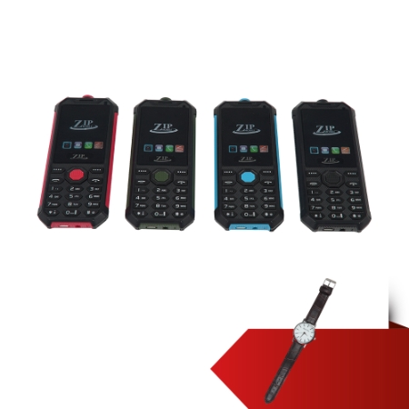 ZIP83 - Điện thoại 2 Sim 2 Sóng + Đồng hồ đeo tay