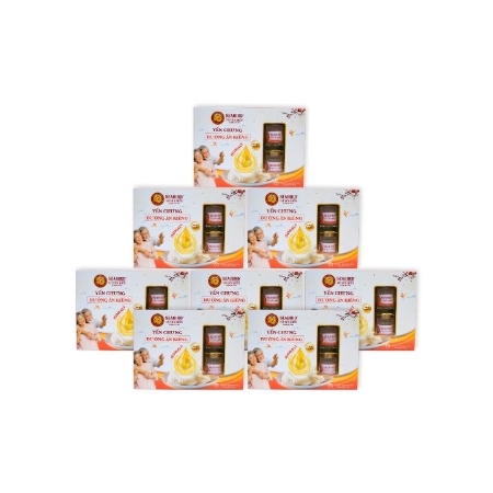 [NOR] SEABIRD - BỘ QUÀ SỨC KHỎE - Combo 8 hộp Yến Chưng Đường Ăn Kiêng (70ml/hũ, 6 hũ/hộp)