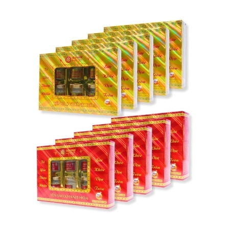 [NOR] SEABIRD - BỘ QUÀ SUM VẦY - Combo 10 hộp Yến Chưng Đường Phèn (70ml/hũ, 6 hũ/hộp)