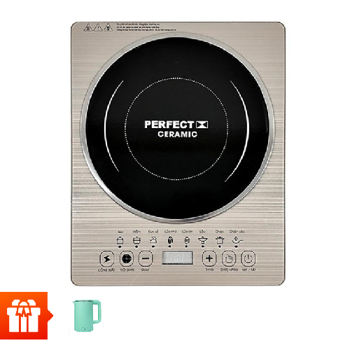 [RS 60P vàng] Bếp điện từ đơn hiệu Perfect PF-EC66+ Bình đun PF B9