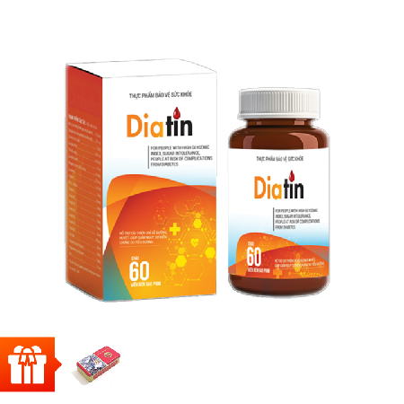 [ZP] [RS] TẦM XUÂN - Combo 4 hộp TPBVSK Diatin (60 viên/hộp) -hỗ trợ bệnh tiểu đường+ 1 hộp viên sâm Ginseng Extract Gold (60 viên/hộp)