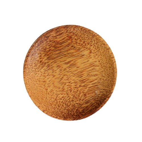 [EC]-OHIAMA-Dĩa tròn gỗ dừa