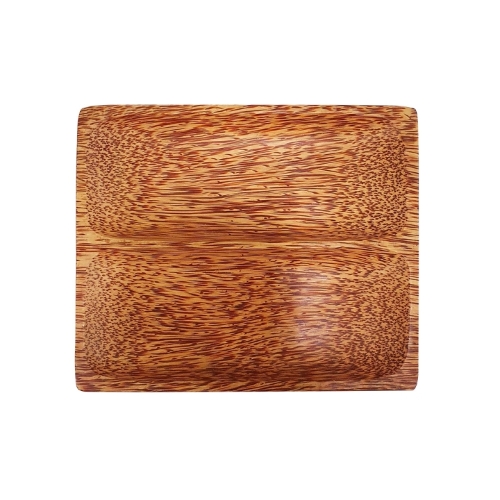 [EC]-OHIAMA-Dĩa 2 ngăn gỗ dừa
