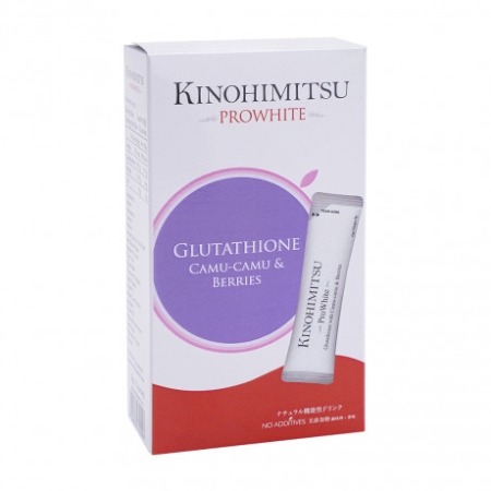 Kinohimitsu - Bột pha uống giúp sáng da, giảm lão hóa Prowhite (Hộp 10 gói 8g)
