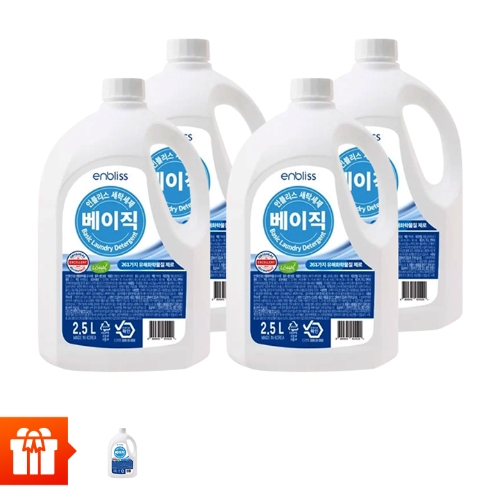[RS]Enbliss_Combo 4 nước giặt gốc thực vật Enbliss Basic Hàn Quốc 