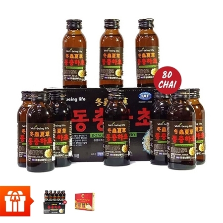 [TP_Dongnam]_Combo 80 chai Đông Trùng Hạ Thảo Hàn Quốc (100ml/chai) + 20 chai cùng loại 