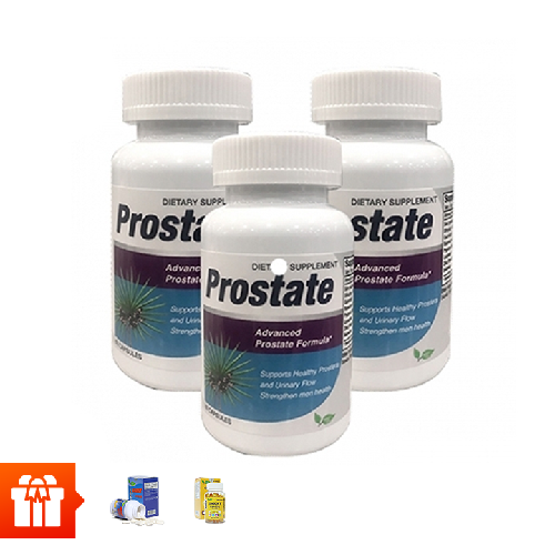 [30.4 OB]NATURE GIFT - Bộ 3 hộp TPBVSK Prostate ( 60 viên/ hộp) hỗ trợ điều trị viêm tiền liệt tuyến + 1 hộp shark 100v + 1 hộp Omega 369 100v