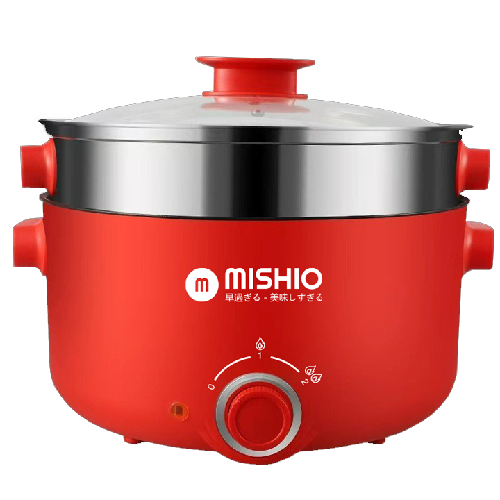 [GIỖ TỔ - OB] MISHIO - Nồi lẩu điện Mishio kèm xửng hấp MK328 (4L)