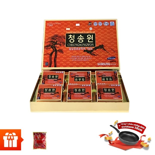 [H2D]Combo 180 viên TPBVSK tinh dầu thông Cheongsongwon + 1 kẹo hồng sâm 200gr (ngẫu nhiên)