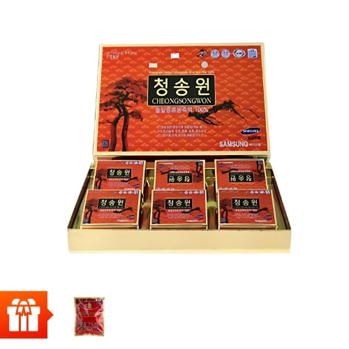 [H2D]Combo 180 viên TPBVSK tinh dầu thông Cheongsongwon + 1 kẹo hồng sâm 200gr (ngẫu nhiên)