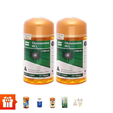 [HV,ĐL]COSTAR-2 hộp bổ xương khớp Glucosamine(120v/hộp)+1 hộp sụn cá mập Shark (30v/hộp) +1 Hộp Dầu cá Omega 3 (100v/hộp)+ 1 tỏi 60 viên + 1 tuýp kem lạnh xoa bóp Catus Glucosamine Cream 150ml + bộ trang sức nữ ngọc trai nhân tạo (mẫu ngẫu nhiên) 