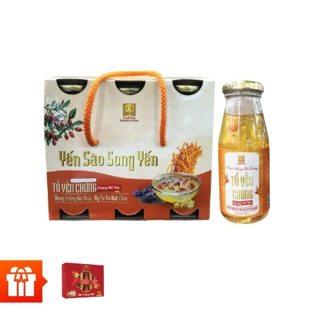 SONG YẾN - Combo 5 hộp Nước Yến Đông Trùng Hạ Thảo, Kỷ Tử và Hạt Chia (185ml * 6 chai/hộp) + 1 hộp Nước Yến Nguyên Chất Legend 13% (70ml*6 hủ)