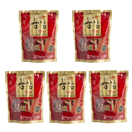 Sobaek - Combo 5 Kẹo Hồng Sâm Korea Red Ginseng (200g)