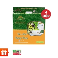 Ngọc Duy - Combo 4 hộp trà Atiso Đà Lạt loại thượng hạng hộp cam thương hiệu (50 túi lọc / hộp)