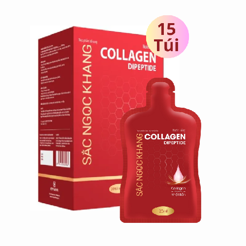 [W,A] TPBS Nước Uống Collagen Dipeptide Sắc Ngọc Khang (Hộp 15 túi x 20 ml)