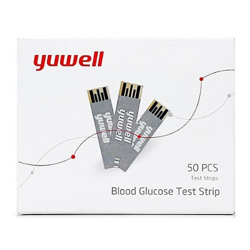 YUWELL Hộp 50 Que thử đường huyết Yuwell Y330 và 50 kim lấy máu cho máy đo đường huyết Yuwell 710