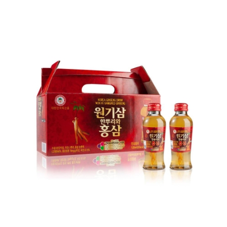 [EC]-Nước uống ngâm rễ củ sâm Won Ki Sam (120 ml x 10 hộp)