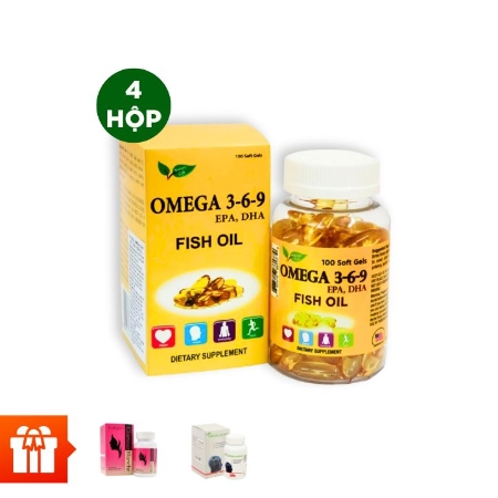 [REC25] NATURE GIFT - Combo 4 hộp TPBVSK Omega 369 (100 viên/hộp) + 1 hộp Glamour Blanche bổ sung Collagen (60 viên/hộp) + 1 hộp Green Living - hỗ trợ tăng cường tuần hoàn não (30 viên/hộp)