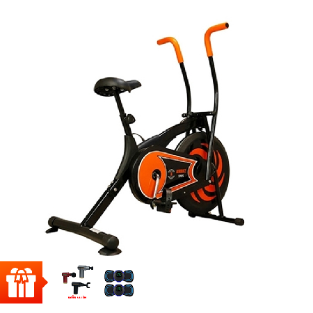 [NHSK+ĐTGS]AIR BIKE - Xe đạp tập thể dục MK305 + Máy massage cầm tay dạng súng mini + 2 miếng dán xung điện