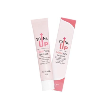 [EC]-Natinda-Kem nâng tông dưỡng da trắng hồng-Calamine Shiny Pink Tone Up Cream(50g)