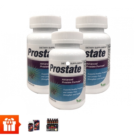 Nature Gift_ Bộ 3 hộp hỗ trợ điều trị  tiền liệt  tuyến Prostate (60 viên/hộp)+2 hộp TPBVSK Tongkat Ali hỗ trợ sinh lý nam giới ( 30v/ hộp )+ 10 chai nước đông trùng hạ thảo