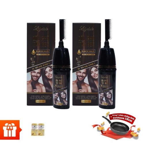 [ĐẠI LỄ - Edit] LILYDALE - 2 chai dầu gội phủ Bạc (MÀU ĐEN) + 2 hộp kem dưỡng da nhau thai cừu Costar Sheep Placenta cream (100g/hộp)